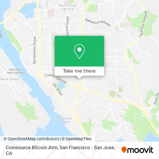 Coinsource Bitcoin Atm map