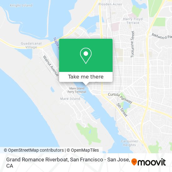 Grand Romance Riverboat map