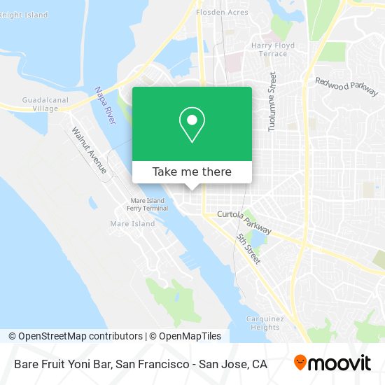 Mapa de Bare Fruit Yoni Bar