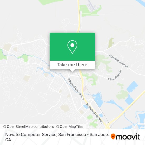 Novato Computer Service map