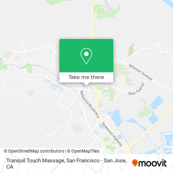 Tranquil Touch Massage map