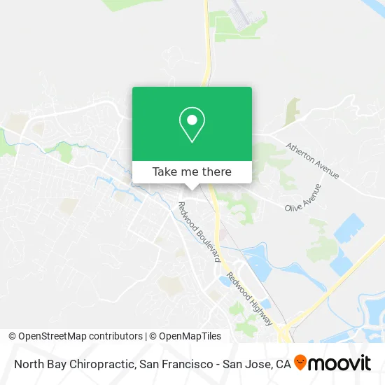 North Bay Chiropractic map