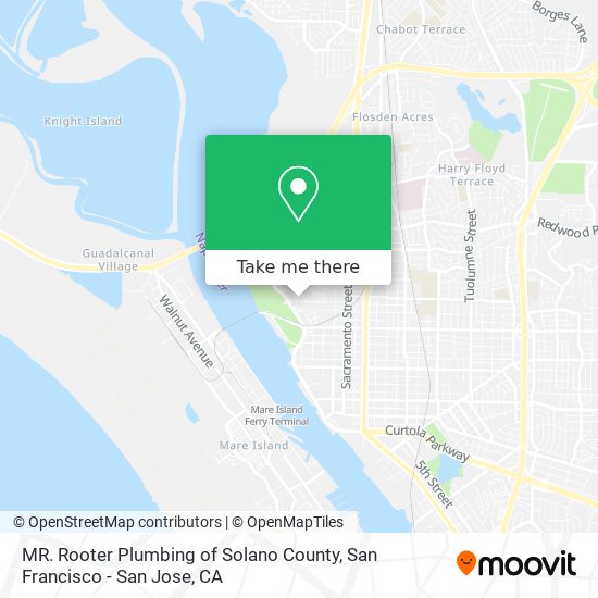 Mapa de MR. Rooter Plumbing of Solano County