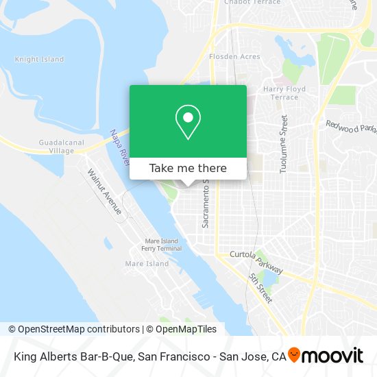 Mapa de King Alberts Bar-B-Que