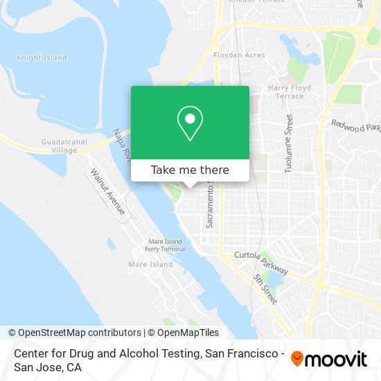 Mapa de Center for Drug and Alcohol Testing