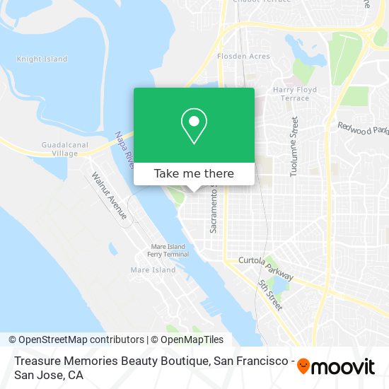 Mapa de Treasure Memories Beauty Boutique