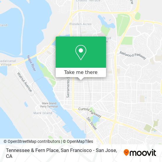 Mapa de Tennessee & Fern Place