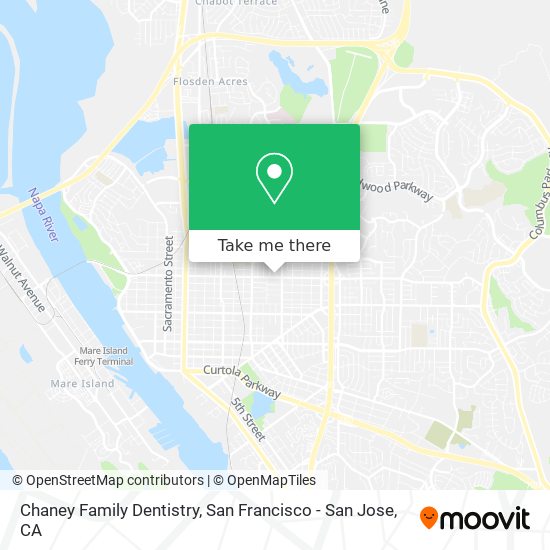 Mapa de Chaney Family Dentistry