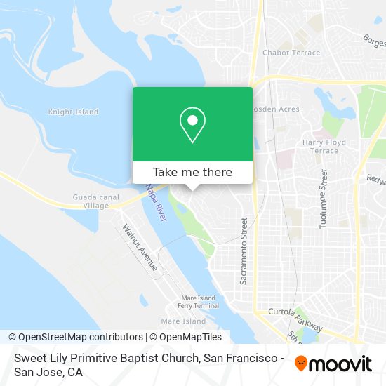 Sweet Lily Primitive Baptist Church map