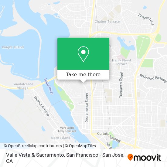 Mapa de Valle Vista & Sacramento