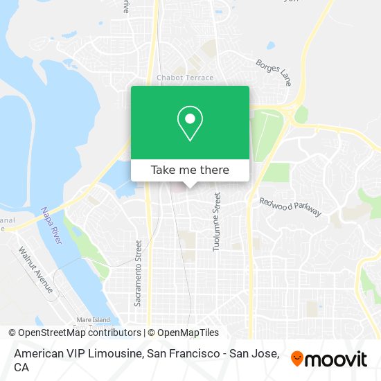 Mapa de American VIP Limousine