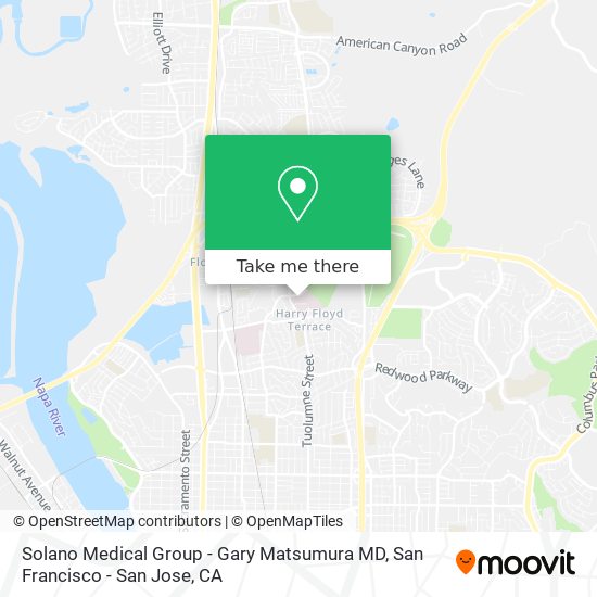 Solano Medical Group - Gary Matsumura MD map