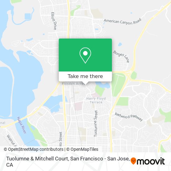 Tuolumne & Mitchell Court map