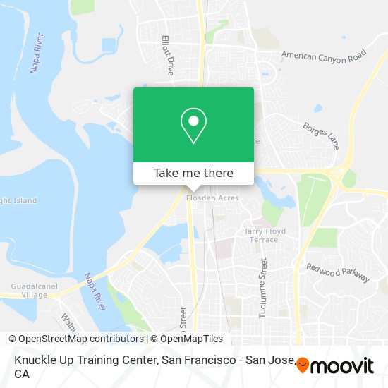 Mapa de Knuckle Up Training Center