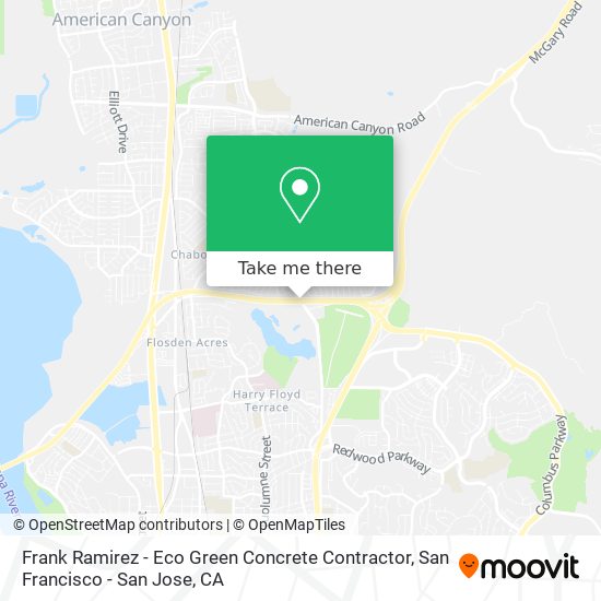 Frank Ramirez - Eco Green Concrete Contractor map