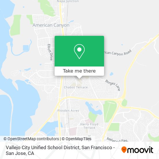 Mapa de Vallejo City Unified School District