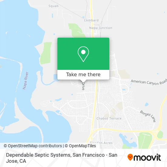 Dependable Septic Systems map