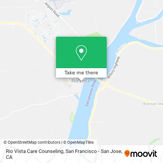 Rio Vista Care Counseling map