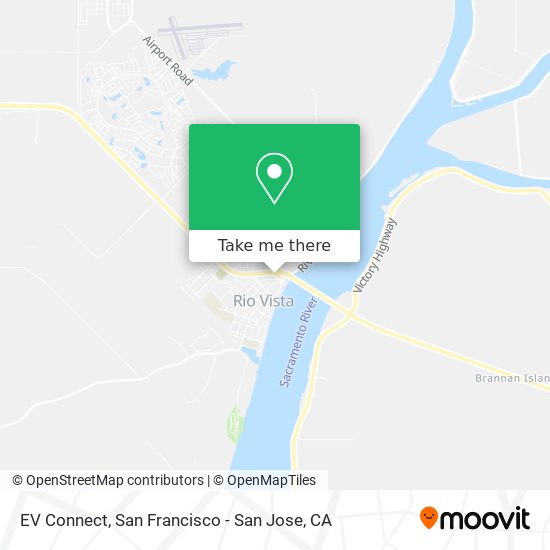 EV Connect map