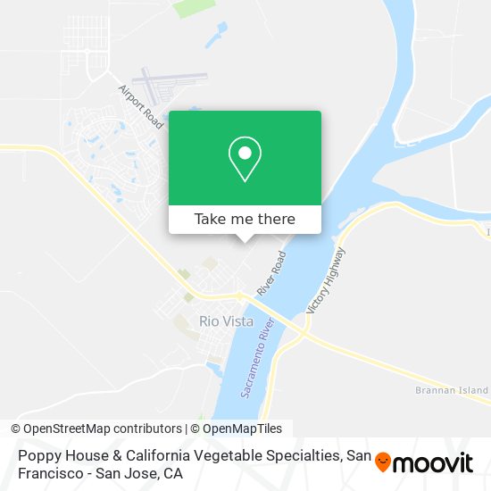 Mapa de Poppy House & California Vegetable Specialties