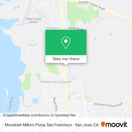 Mountain Mike's Pizza map