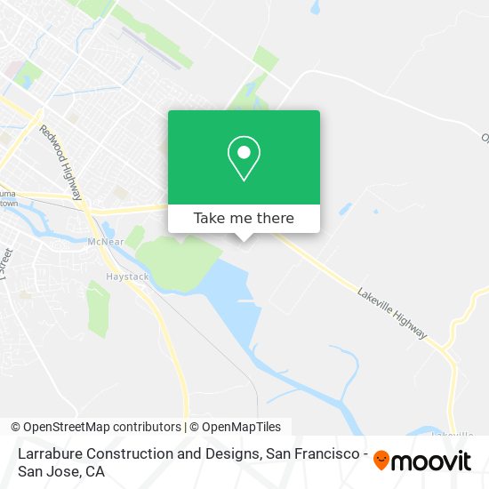 Larrabure Construction and Designs map