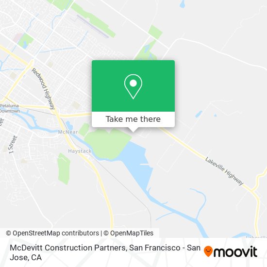 McDevitt Construction Partners map