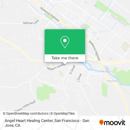 Mapa de Angel Heart Healing Center