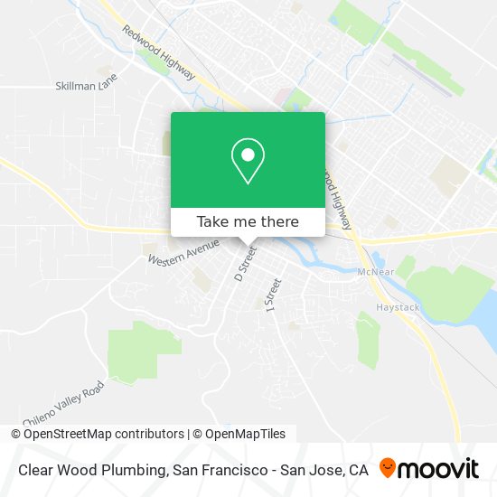 Clear Wood Plumbing map