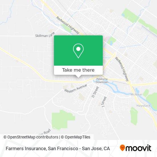 Mapa de Farmers Insurance