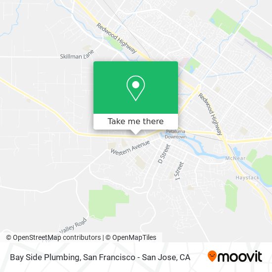 Bay Side Plumbing map