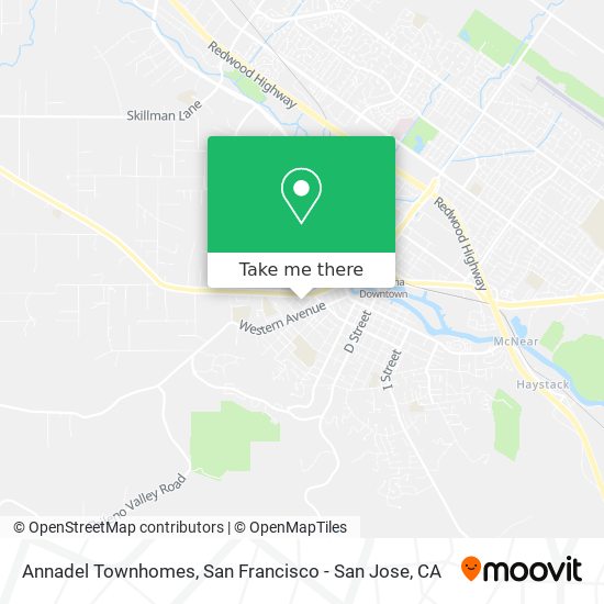 Mapa de Annadel Townhomes