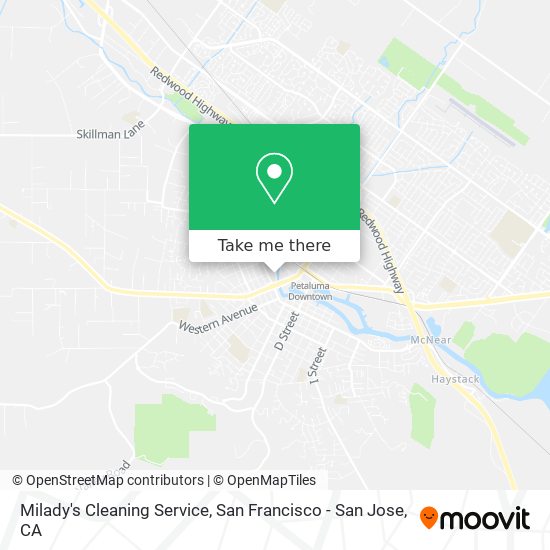 Mapa de Milady's Cleaning Service