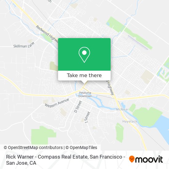 Mapa de Rick Warner - Compass Real Estate