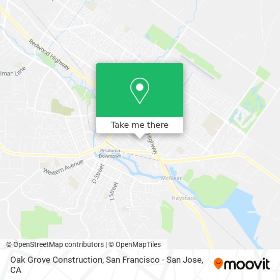 Mapa de Oak Grove Construction