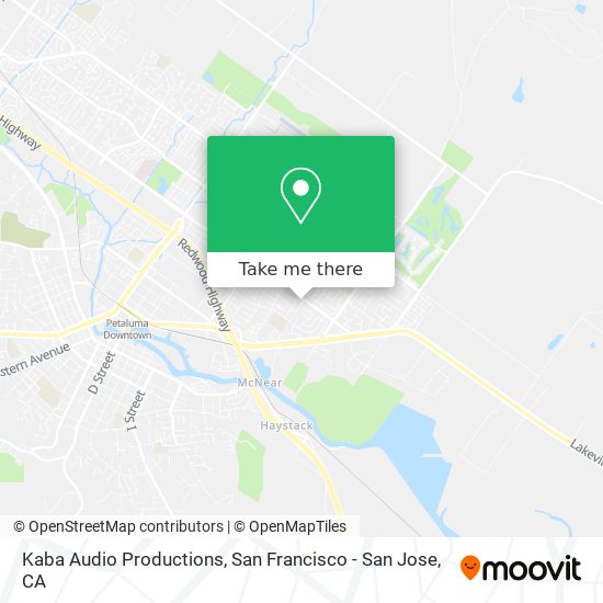 Kaba Audio Productions map