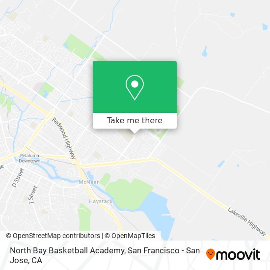 Mapa de North Bay Basketball Academy