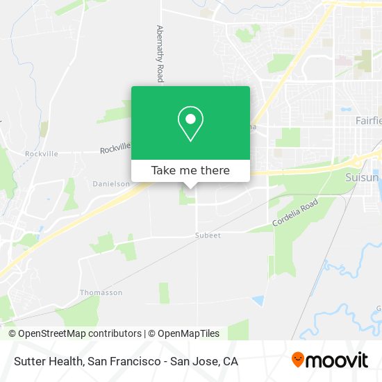 Sutter Health map