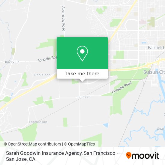 Sarah Goodwin Insurance Agency map