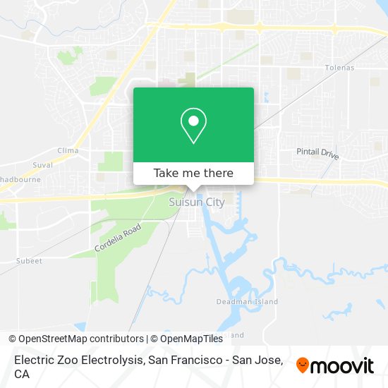 Electric Zoo Electrolysis map
