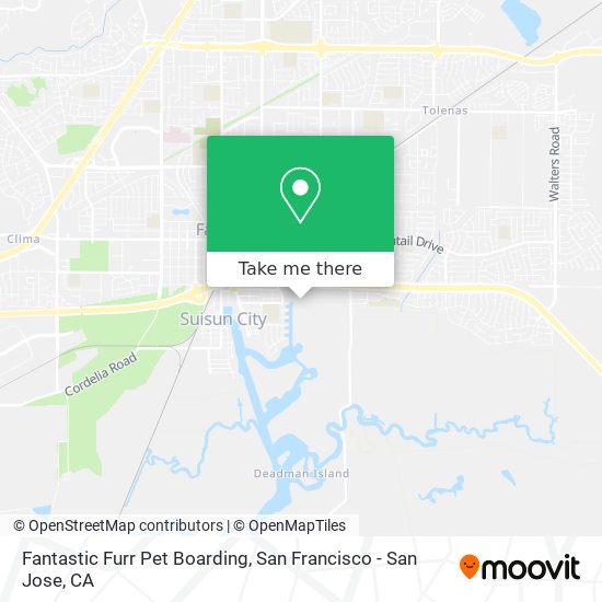 Mapa de Fantastic Furr Pet Boarding