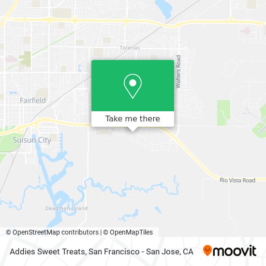 Mapa de Addies Sweet Treats