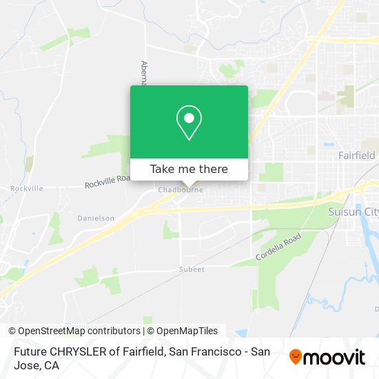 Future CHRYSLER of Fairfield map