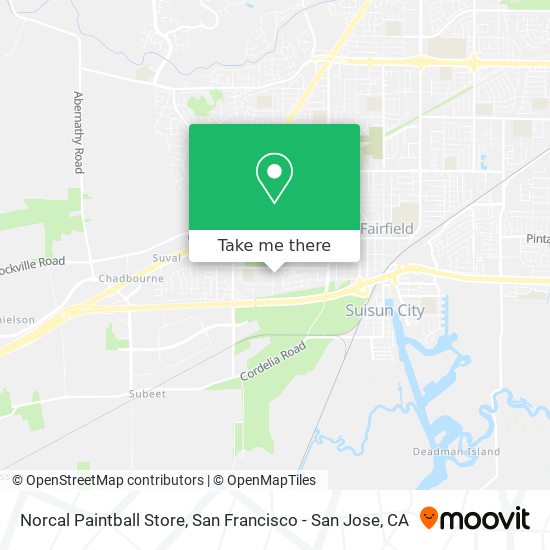 Mapa de Norcal Paintball Store