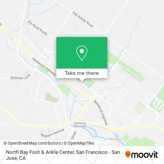 North Bay Foot & Ankle Center map