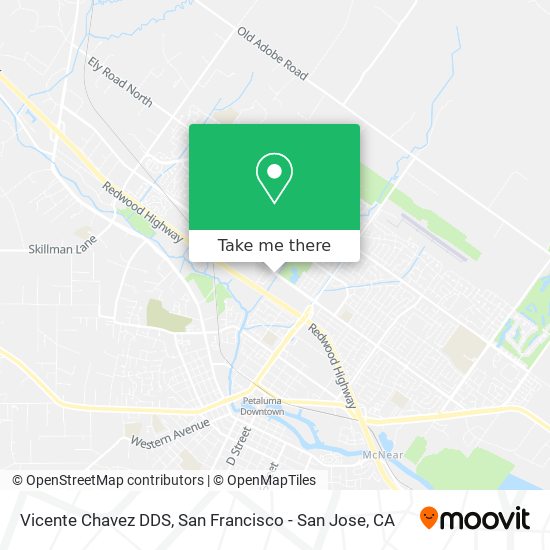 Vicente Chavez DDS map