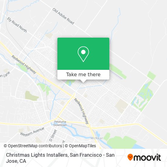 Christmas Lights Installers map
