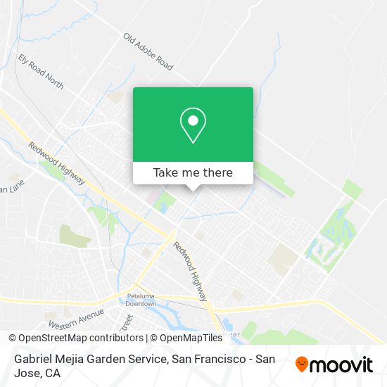 Gabriel Mejia Garden Service map
