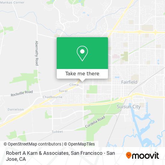 Robert A Karn & Associates map