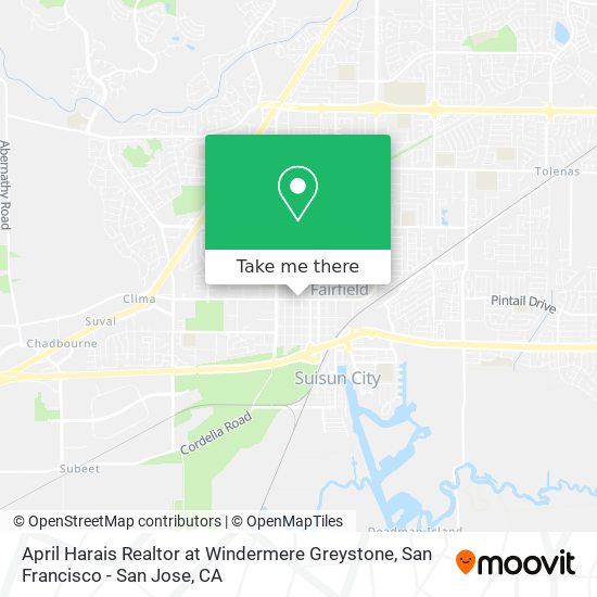 April Harais Realtor at Windermere Greystone map